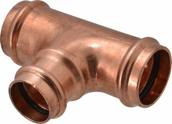 Wrot Copper Pipe Tee: 1-1/4