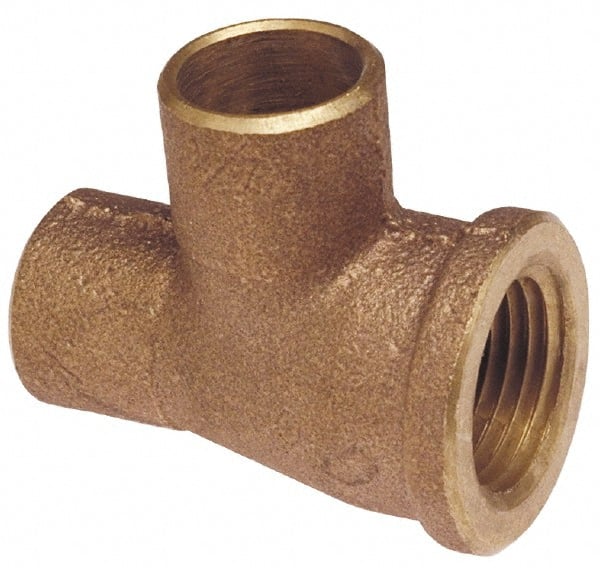 Cast Copper Pipe Tee: 1/2