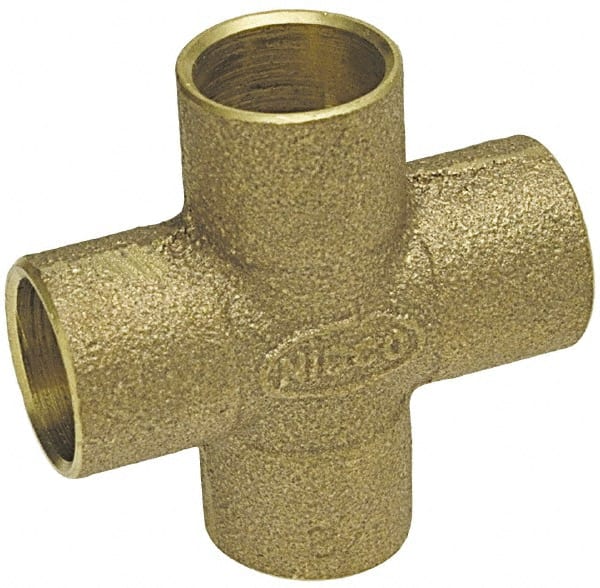 Cast Copper Pipe Cross: 1-1/4