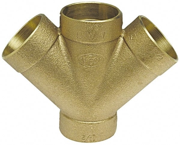 Drain, Waste & Vent Pipe Fitting: 2 x 2 x 1-1/2 x 1-1/2