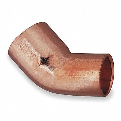 Elbow 45 Deg Wrot Copper 2-1/2 FTGxC MPN:6062 21/2