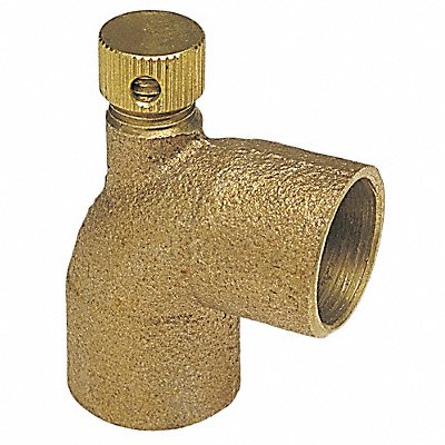 Vent Elbow Cast Bronze 1 Tube CxC MPN:705D 1