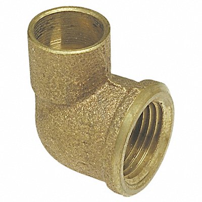 Reducing Elbow Cast Bronze 1/2 CxFNPT MPN:7073R 1/2X3/4