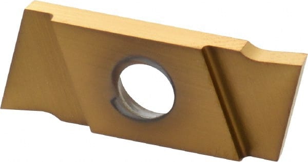 Cutoff Insert: GIE 7 GP 1.5 R R GOLD, Carbide, 1.5 mm Cutting Width MPN:GIE7GP1.5RRGOLD