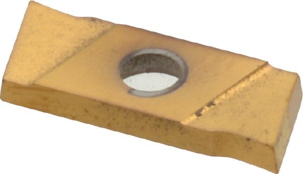 Cutoff Insert: GIE 7 GP 2.0 L R GOLD, Carbide, 2 mm Cutting Width MPN:GIE7GP2.0LRGOLD