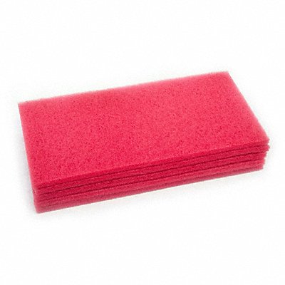 Scrubbing Pad 28x14 Red PK5 MPN:997001