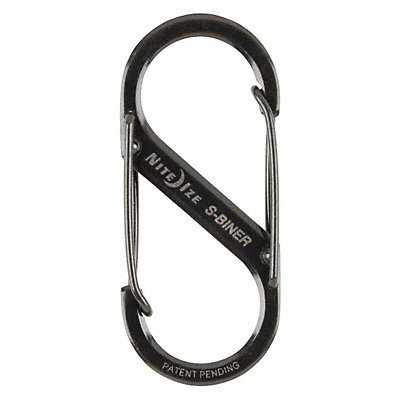 Double Gated Carabiner 2 in Black MPN:SB2-03-01