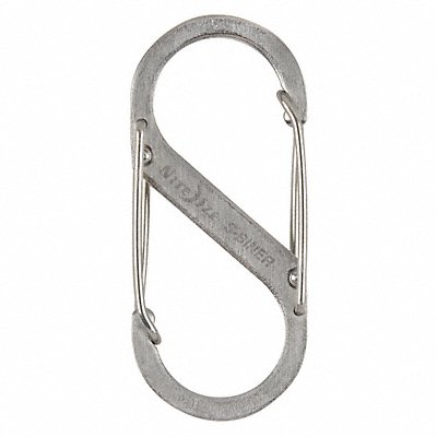 Double Gated Carabiner 2 in Silver MPN:SB2-03-11