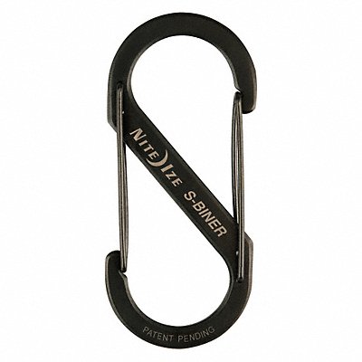 Double Gated Carabiner 4-3/8 in Black MPN:SB5-03-01