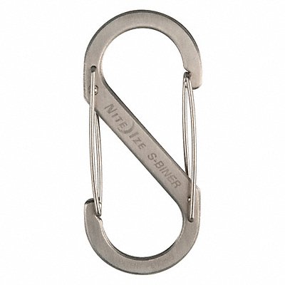 Double Gated Carabiner 4-3/8 in Silver MPN:SB5-03-11