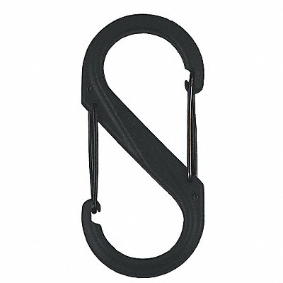 Carabiner Clip 10-3/8 in Plastic Black MPN:SBP10-03-01BG