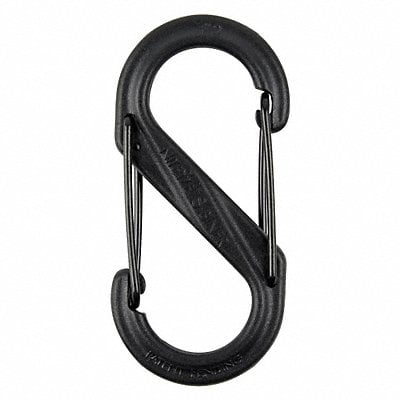 Carabiner Clip 2 in Plastic Black MPN:SBP2-03-01BG