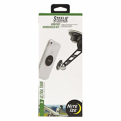 Cell Phone Car Mount Kit Black/Silver MPN:STOWK-01-R8