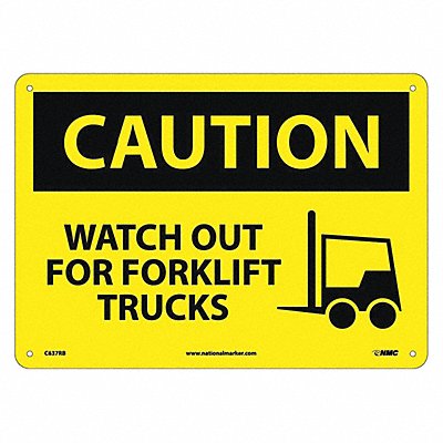 Caution Watch Out For Forklift Trucks Si MPN:C637RB