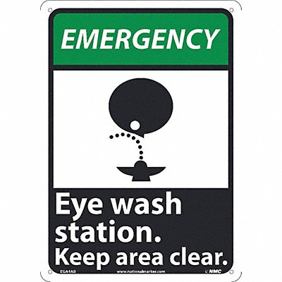 Emergency Eye Wash Station Keep Area Cle MPN:EGA4AB