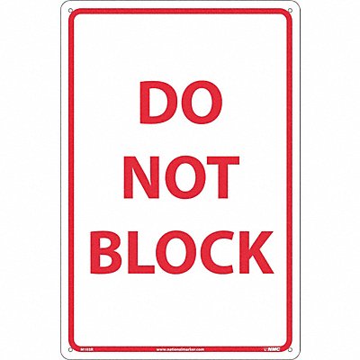 Do Not Block Sign MPN:M103R