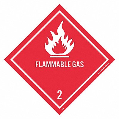 Blank Flammable Dot Label PK25 MPN:DL2AP