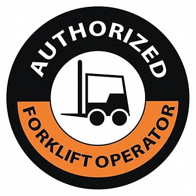 Authorized Forklift Operator Label PK25 MPN:HH63