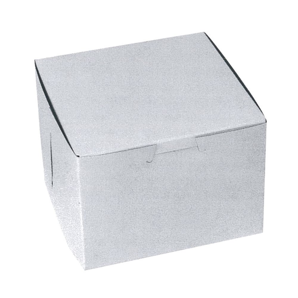 White Bakery Boxes, 5inH x 5inW x 4inD, White, Case Of 250 MPN:554B261