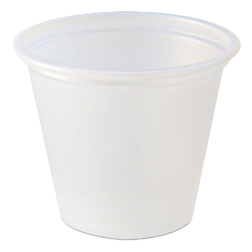 Plastic Food Portion Cups, 1 Oz, Clear, Tube Of 250 (Min Order Qty 8) MPN:PC100TB