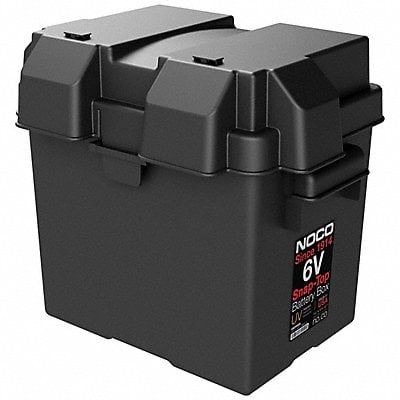 Battery Box Snap Closure Black Plastic MPN:HM306BK