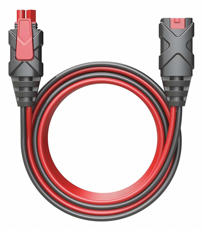 Fused Extension Lead 16 ga Black Red MPN:GC004