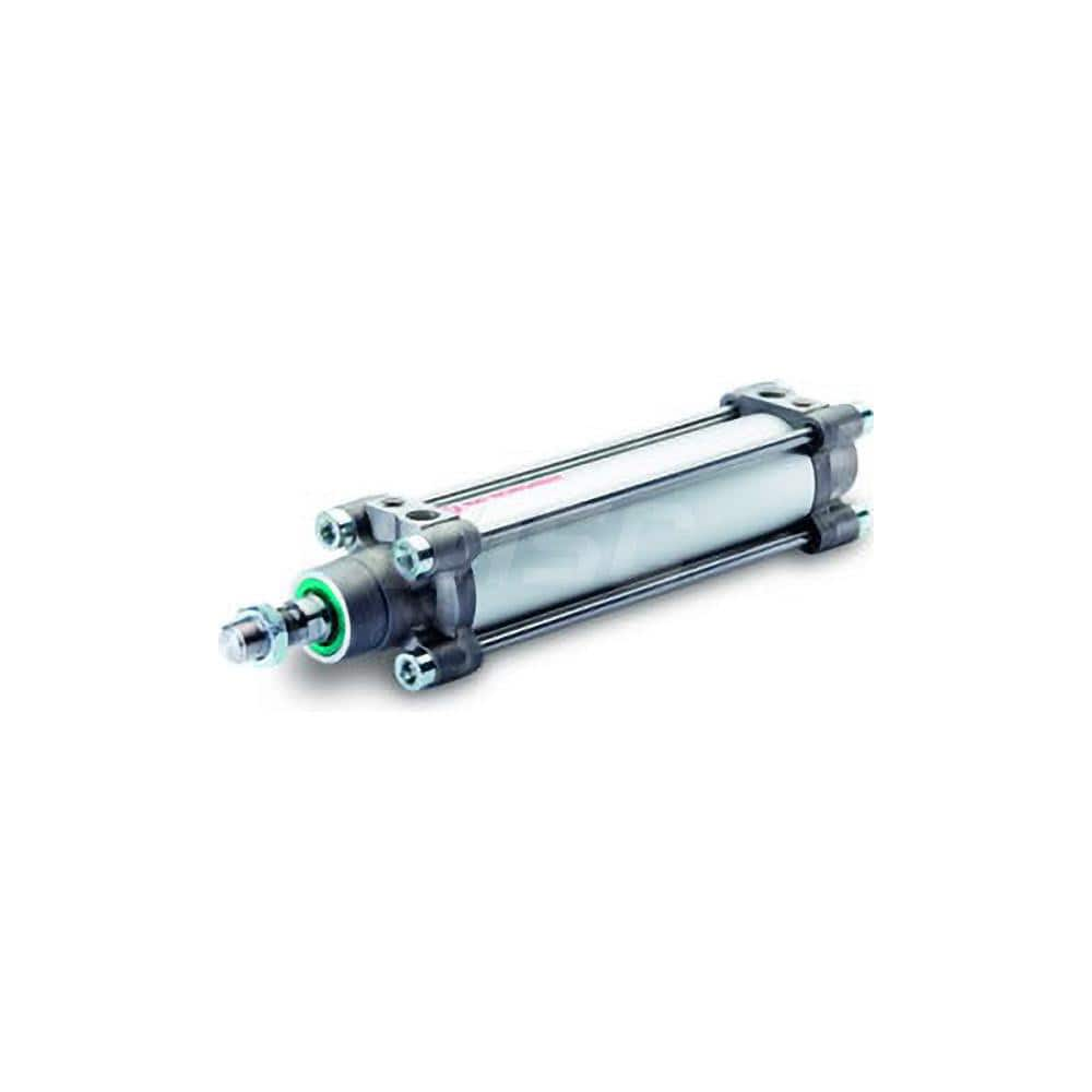 NFPA Tie Rod Cylinders, Actuation: Double Acting , Bore Diameter: 80mm , Rod Diameter: 25mm , Port Size: 3/8 , Rod Thread Size: 20mm  MPN:DA/802080/M/100