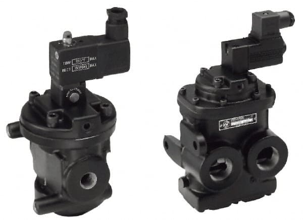 Mechanically Operated Valve: Poppet, Solenoid Actuator, 1-1/2