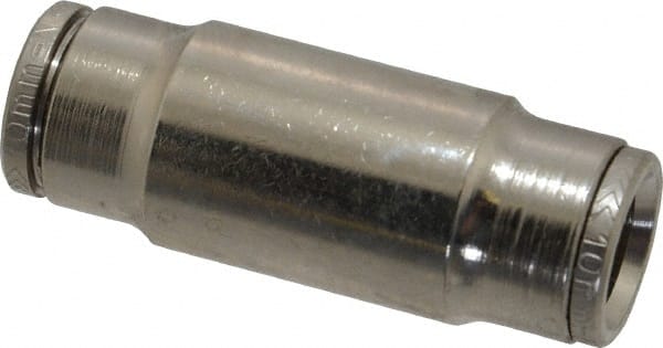 Push-To-Connect Tube to Tube Tube Fitting: Connector, Straight MPN:100201000