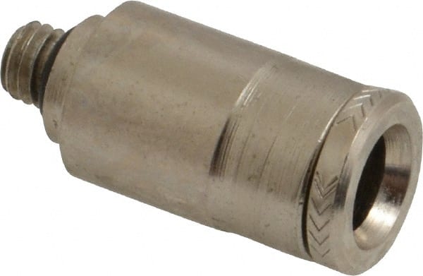 Push-To-Connect Tube to Metric Thread Tube Fitting: Adapter, Straight, M5 x 0.8 Thread MPN:102250605