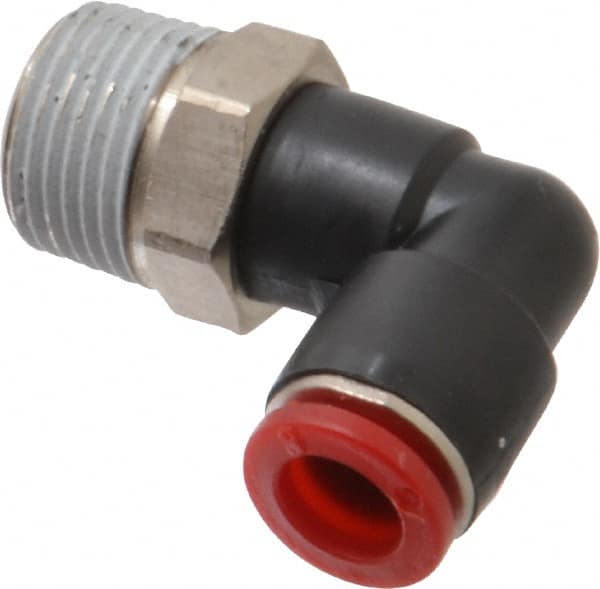 Push-To-Connect Tube to Male & Tube to Male BSPT Tube Fitting: 90 ° MPN:C01470838