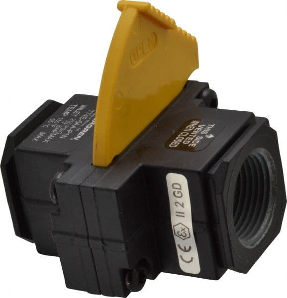 Lock-Out Air Valve: Slide Actuator, 2 Position, 3/4