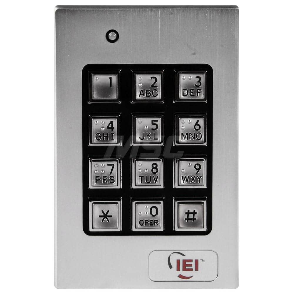 Electromagnet Lock Accessories, Accessory Type: Braille Keypad , For Use With: Access Control Systems  MPN:232SE