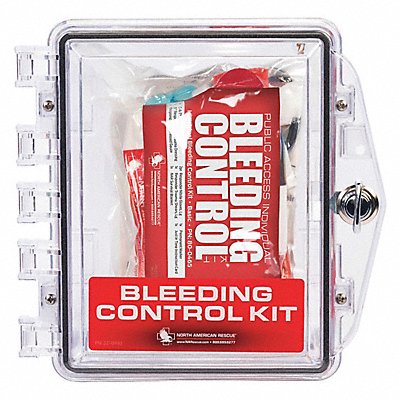 Bleeding Control Station Kit Clear/Red MPN:80-0938