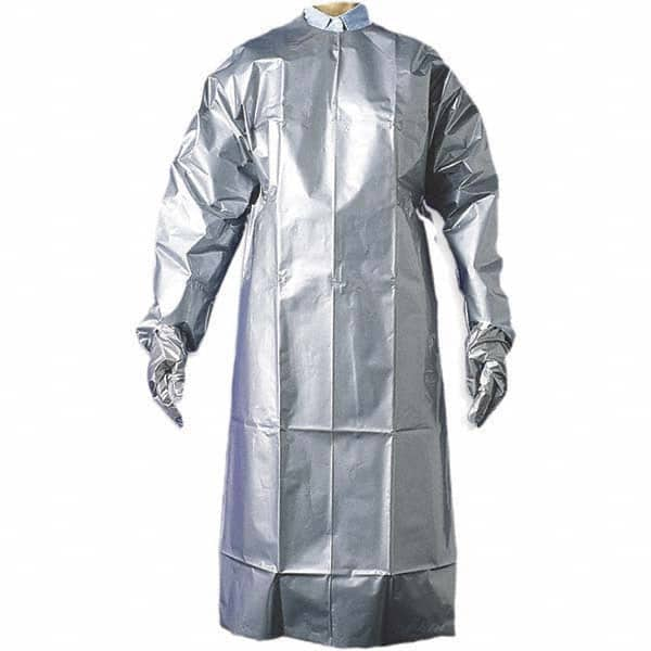 Chemical Resistant Coat Apron: Chemical-Resistant, 58 x 62