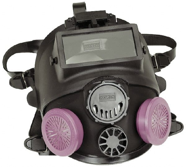 Full Face Respirator: Silicone, Threaded, Small MPN:760008ASW