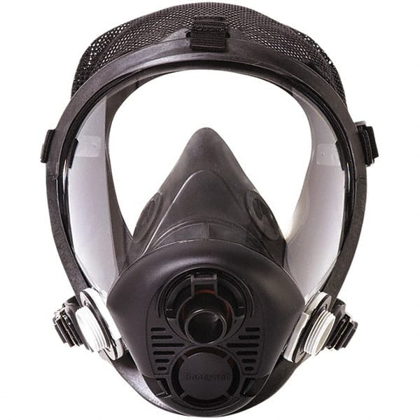 Full Face Respirator: Silicone, Threaded, Large MPN:RU65002L