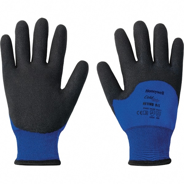 General Purpose Work Gloves: Large, Polyvinylchloride Coated, Nylon MPN:NF11HD/9L