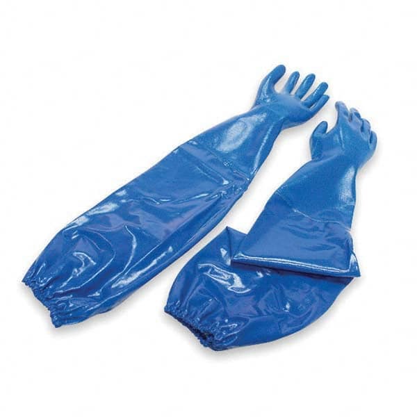 Chemical Resistant Gloves: Medium, Nitrile, Supported MPN:NK803ESIN/8