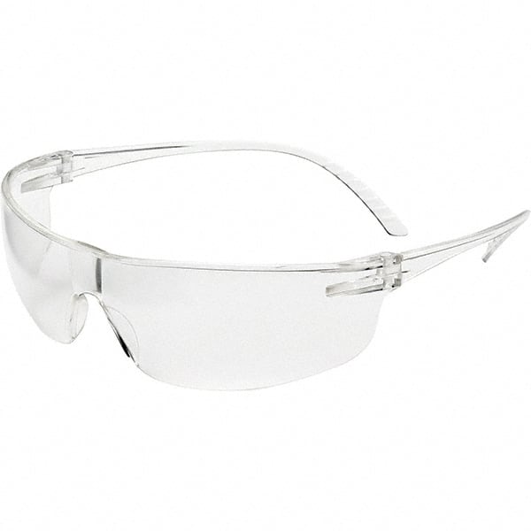 Safety Glass: Anti-Fog, Polycarbonate, Clear Lenses, Frameless, UV Protection MPN:SVP201