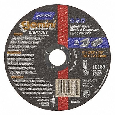 CutOff Whl Gemini 6x3/32x7/8 10185rpm MPN:66252823601