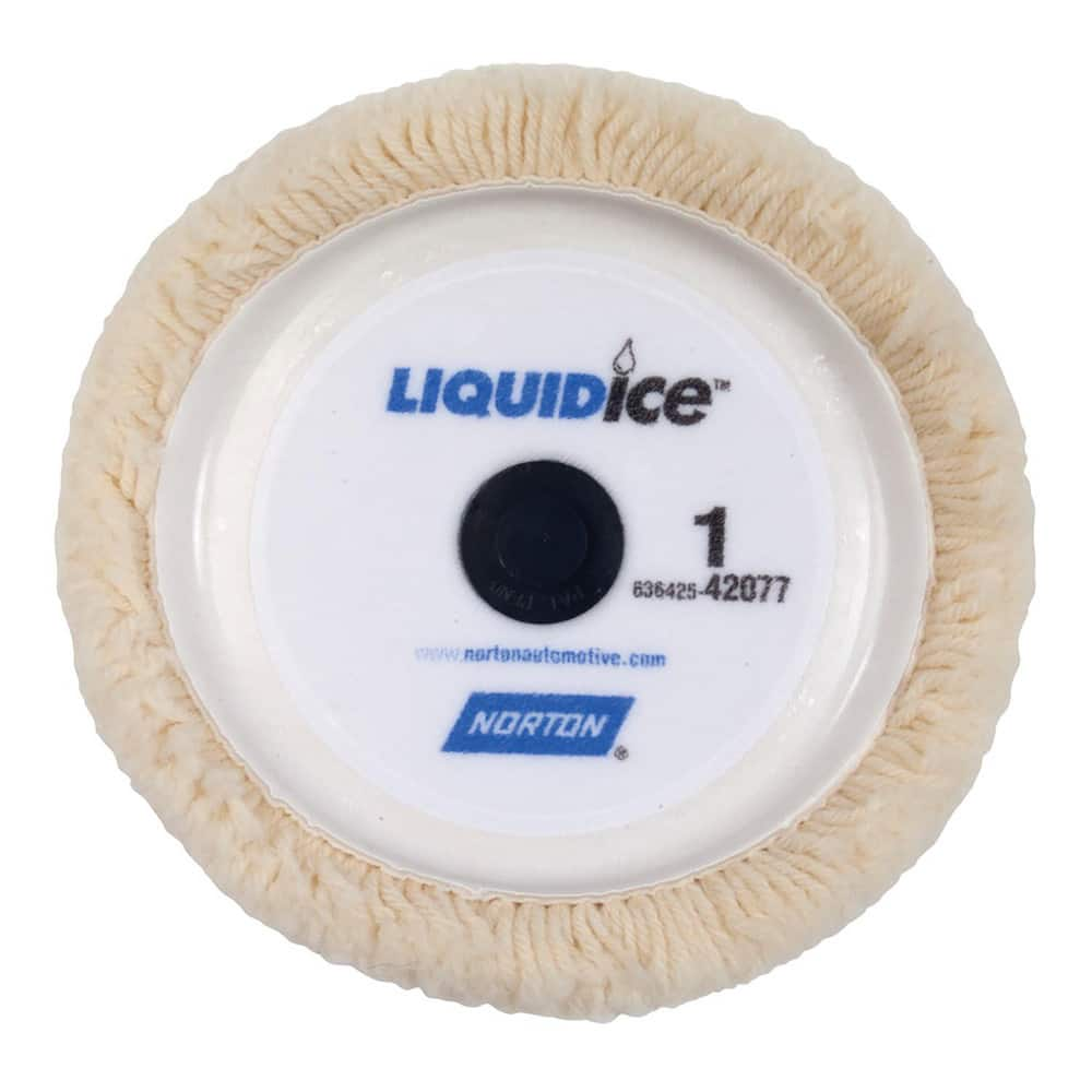 8 In. Norton Liquid Ice Tan Buffing/Polishing H&L Super Cut Wool Pad Step 1 MPN:63642542077