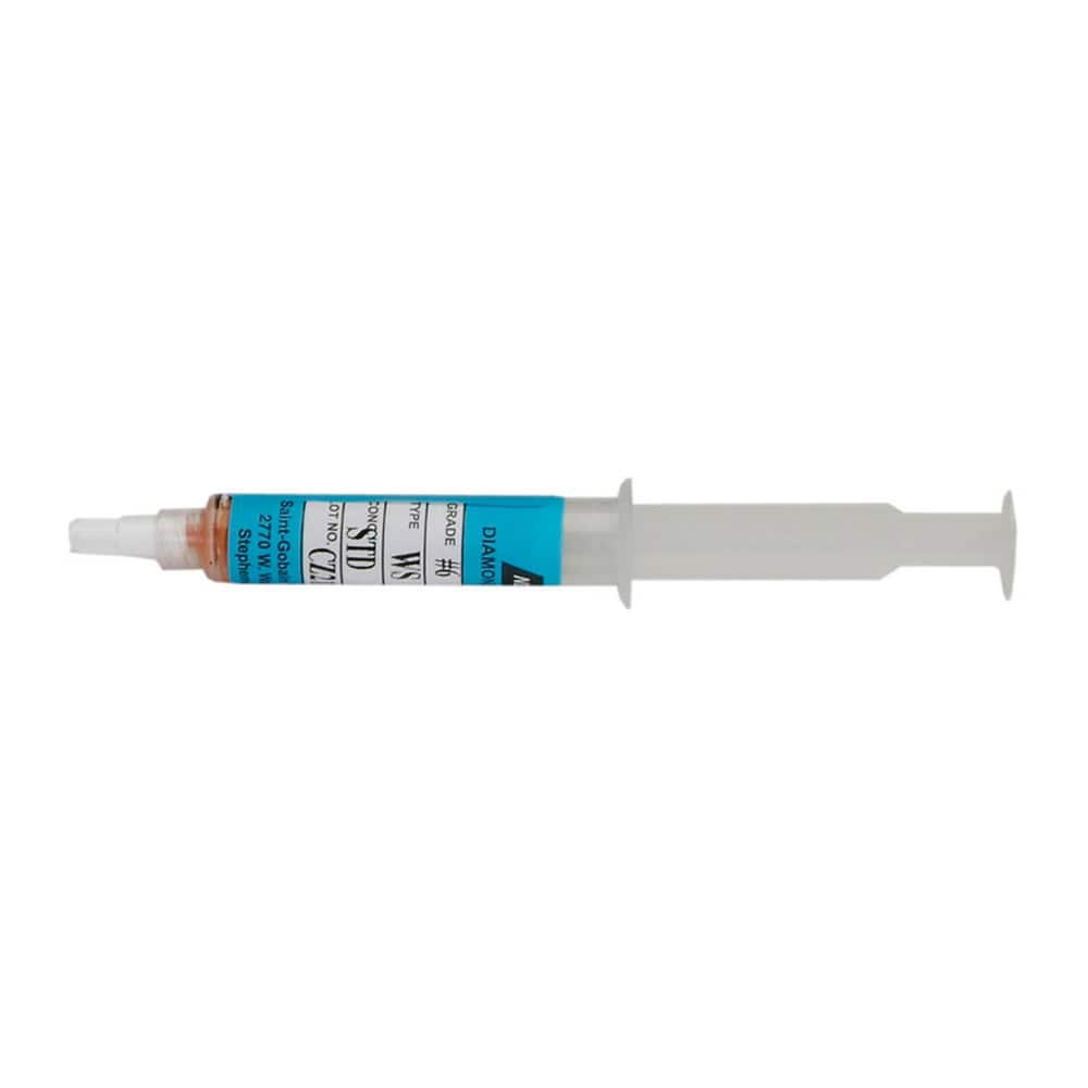 5 Gram Plastic Syringe Orange Winter 6 - Super Fine Diamond Lapping Compound MPN:66260300372