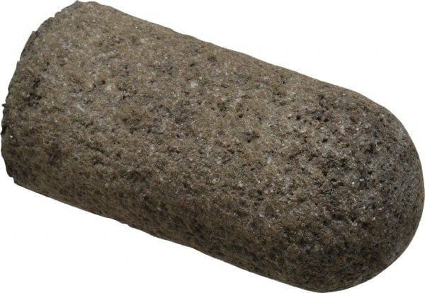 Abrasive Round Tip Plug: 18R Type, Very Coarse, 3/8-24 Arbor Hole MPN:61463622192