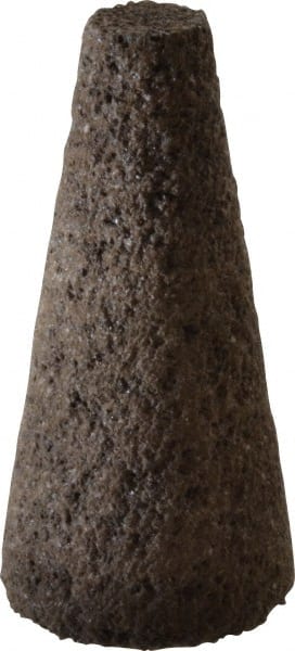 Abrasive Square Tip Cone: Type 17, Very Coarse, 3/8-24 Arbor Hole MPN:61463622194