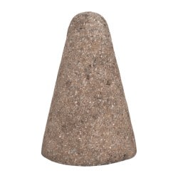 Abrasive Round Tip Cone: 17R Type, Very Coarse, 5/8-11 Arbor Hole MPN:66253344384