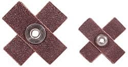 80 Grit, Medium Grade, Aluminum Oxide Cross Pad MPN:63642542372