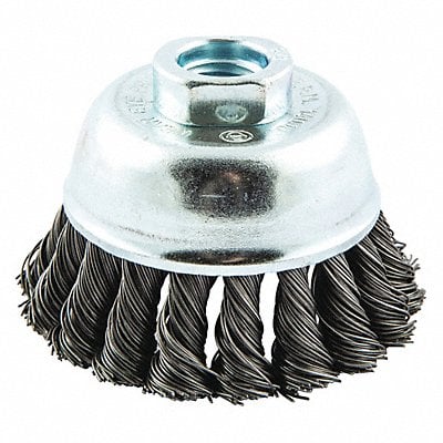 Knot Wire Cup Brush Threaded Arbor Mount MPN:66252838835