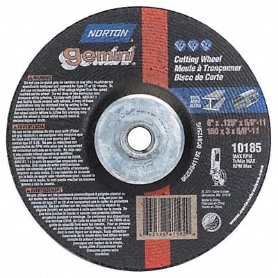 Depressed Center Wheel 10185 RPM MPN:66252841192