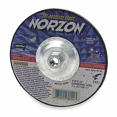 Depressed Ctr Wheel T27 4-1/2in 5/8in-11 MPN:66252843323